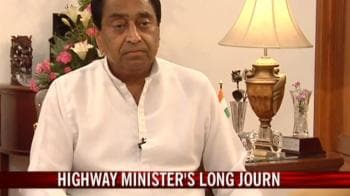 Video : Highway minister's long journey