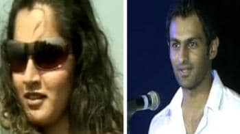 Video : Shoaib visits Sania in Hyderabad
