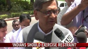 'Indians should exercise restraint'