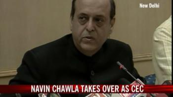 Video : Navin Chawla takes over as CEC