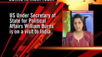 Video : Burns on four-day visit to India