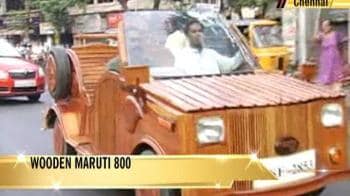 Video : Maruti 800: Who wood have thought!
