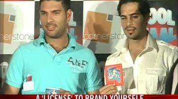 Bhajji, Yuvi licence their names