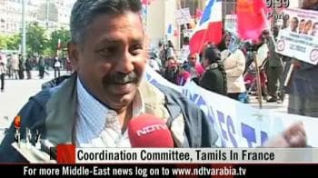 Video : LTTE supporters protest in Paris