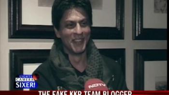 The fake KKR team blogger