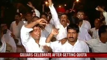 Video : Gujjars thrilled as Rajasthan Governor passes Quota Bill