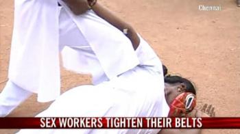 Sex workers tighten their belts