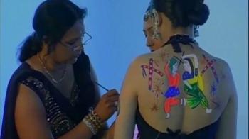 Tattoos, now a part of garba