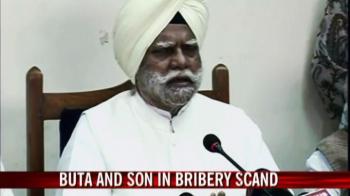 Video : Buta Singh and son in bribery scam