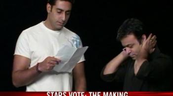 Video : Stars Vote: The making