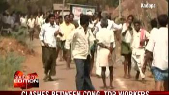 Clashes between Congress, TDP workers