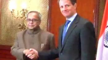 Video : Geithner hails economic partnership with India