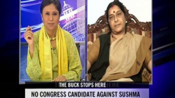 Video : Sushma Swaraj: Getting a walkover?