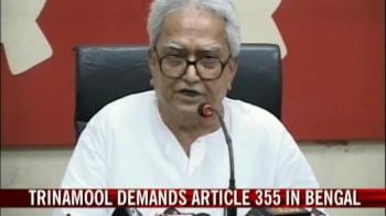 Video : Trinamool demands Article 355 in Bengal