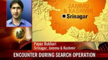 Video : J-K: Encounter on with militants in Sopore