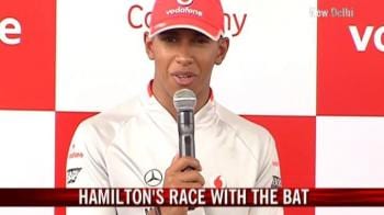 Video : Hamilton on a promotional tour to India