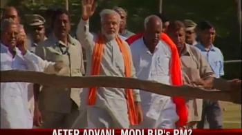 Video : After Advani, Modi as BJP's PM?