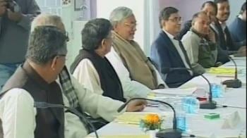 Video : Nitish's cabinet meeting with a difference