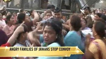 Maoist attack: Jawans' families protest