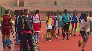 Playing hockey without sticks