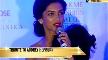 Video : Deepika's tribute to Audrey Hepburn
