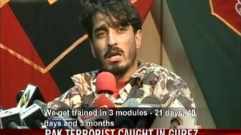 Video : Arrested Pak terrorist makes confessions