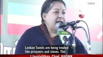 Video : Lankan Tamils treated like slaves: Jayalalithaa