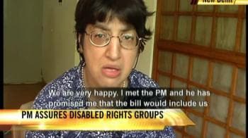 Video : PM assures Disabled Rights groups