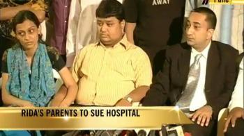 Rida's parents blame hospital