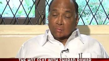 Video : The Hot Seat with Sharad Pawar