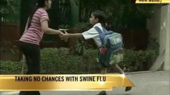 Video : Taking no chances with swine flu