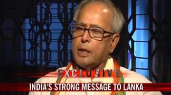 Pranab Mukherjee on the Lanka Crisis