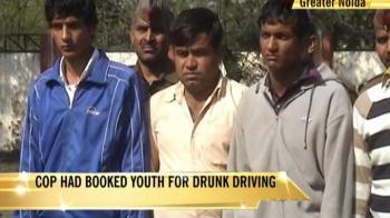 Young men crush cop for revenge