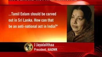 Video : Jaya slams Cong for calling her demand anti-national