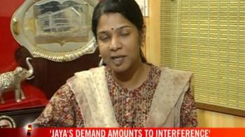 Jaya's demand amounts to interference: Kanimozhi