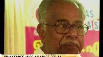 Video : Search launched for missing CPM leader