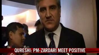 Manmohan-Zardari meet positive: Qureshi