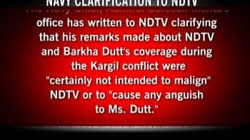 Video : Navy clarification to NDTV