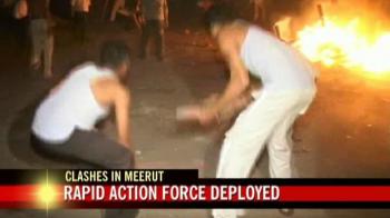 Video : Curfew in parts of Meerut