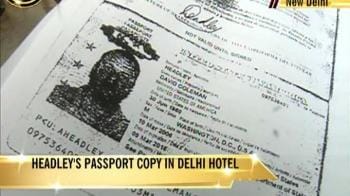 Copy of Headley's passport found