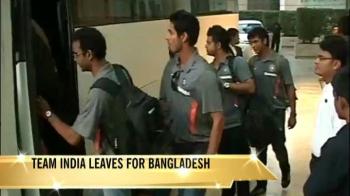 Team India leaves for Bangladesh