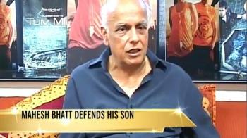 Mahesh Bhatt defends his son