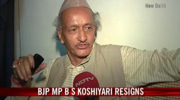 BJP MP Koshiyari resigns