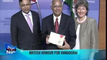 Video : TCS CEO Ramadorai awarded the CBE