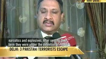 Video : 3 Pakistani terrorists escape en route Delhi hospital