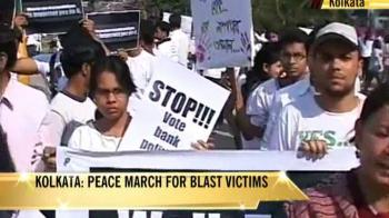 Kolkata: Peace march for blast victims