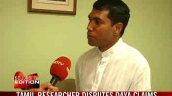 Video : Tamil researcher disputes Daya claims