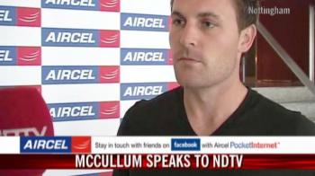 McCullum speaks to NDTV