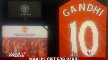 Video : Man U's gift for Rahul