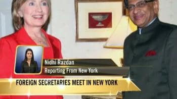 Video : Indo-Pak Foreign Secretaries meet in New York